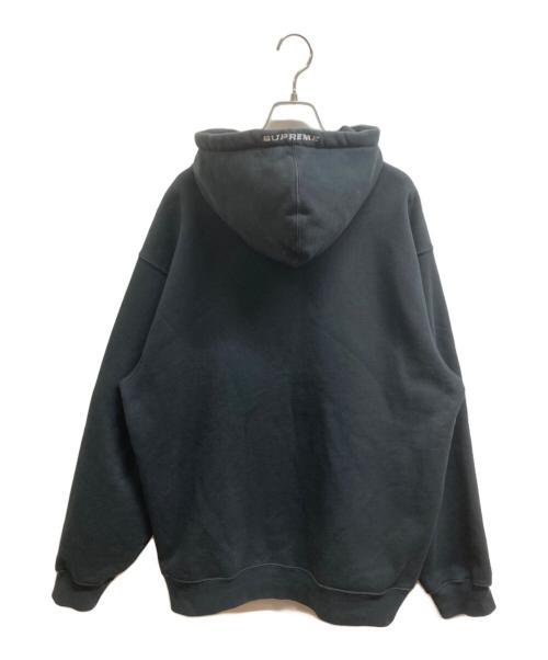 SUPREME（シュプリーム）SUPREME (シュプリーム) NIKE (ナイキ) Half Zip Hooded Sweatshirt ブラック サイズ:Lの古着・服飾アイテム