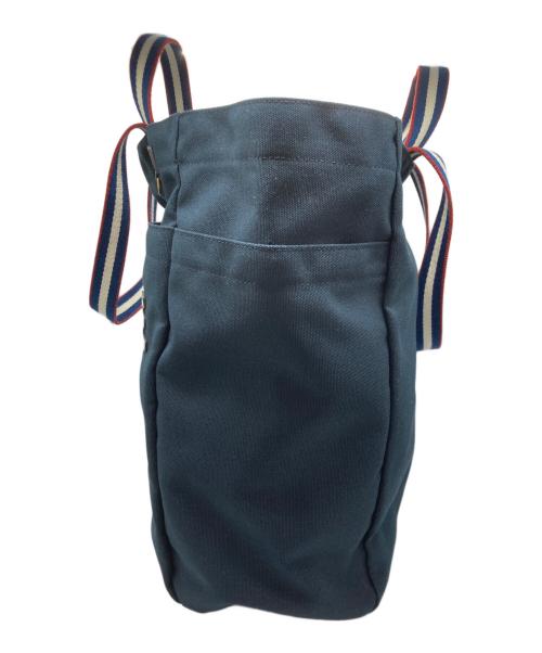 ANYA HINDMARCH（アニヤ・ハインドマーチ）ANYA HINDMARCH (アニヤハインドマーチ) PICKLE ロゴ トートバッグ ネイビーの古着・服飾アイテム