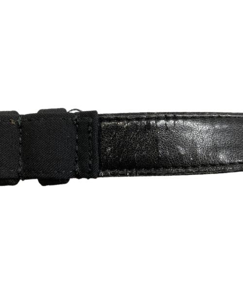 JUNYA WATANABE COMME des GARCONS（ジュンヤワタナベ コムデギャルソン）JUNYA WATANABE COMME des GARCONS ((ジュンヤワタナベ コムデギャルソン) ベルテッドラップハーフパンツ ブラック サイズ:Sの古着・服飾アイテム