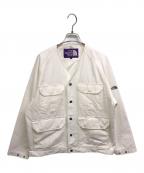 THE NORTHFACE PURPLELABELザ・ノースフェイス パープルレーベル）の古着「Mountain Wind Cardigan」｜ホワイト