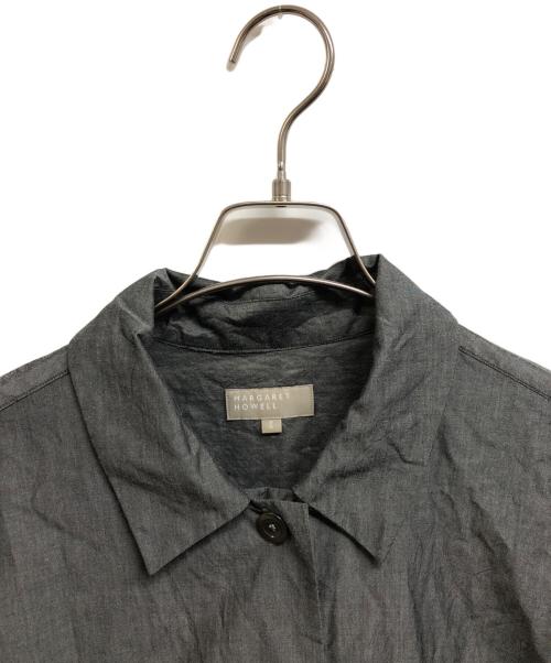 MARGARET HOWELL（マーガレットハウエル）MARGARET HOWELL (マーガレットハウエル) COTTON CHAMBRAYシャツワンピース グレー サイズ:2の古着・服飾アイテム