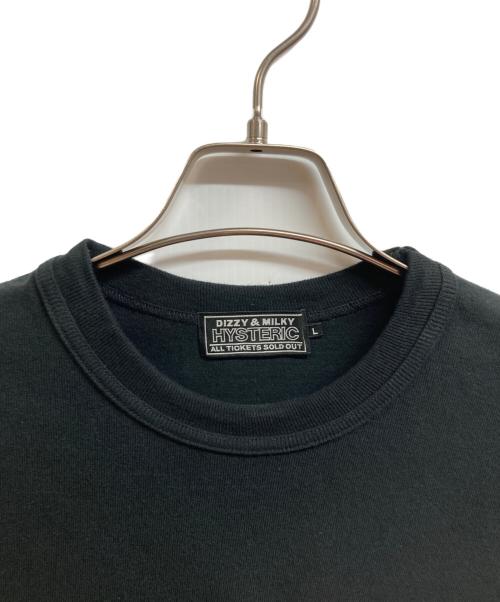 Hysteric Glamour（ヒステリックグラマー）Hysteric Glamour (ヒステリックグラマー) 7HG Tシャツ ブラック サイズ:Lの古着・服飾アイテム