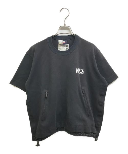 NIKE（ナイキ）NIKE (ナイキ) sacai (サカイ) Short Sleeve Top ブラック サイズ:Sの古着・服飾アイテム