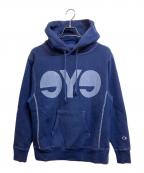 Champion×eYe COMME des GARCONS JUNYA WATANABE MAN(チャンピオン×）の古着「プルオーバーパーカー」｜ネイビー