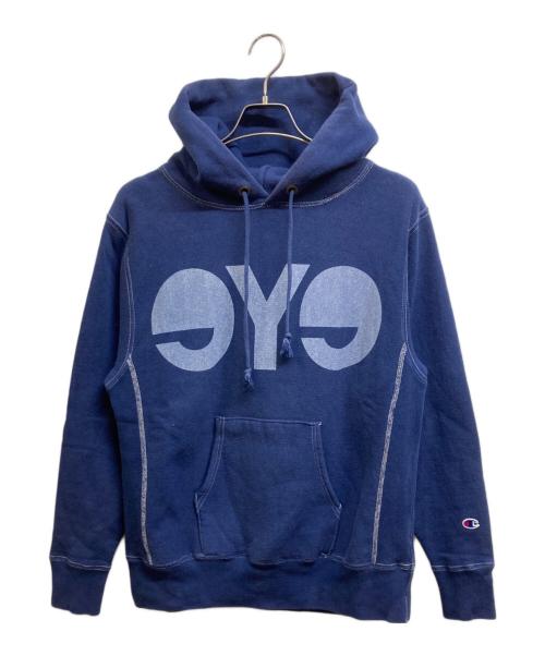 Champion（チャンピオン）Champion (チャンピオン) eYe COMME des GARCONS JUNYA WATANABE MAN( プルオーバーパーカー ネイビー サイズ:Lの古着・服飾アイテム
