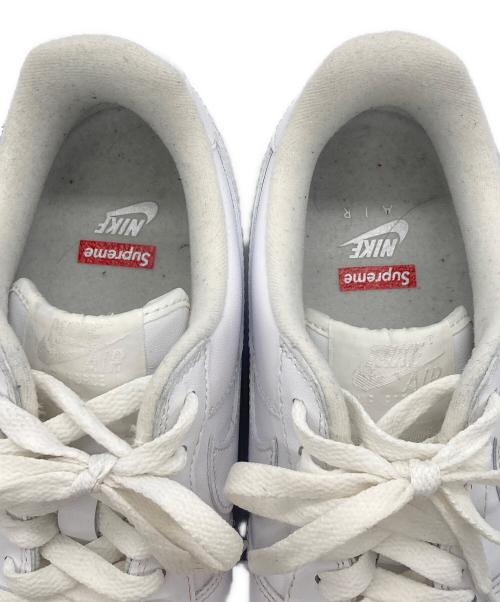 NIKE（ナイキ）NIKE (ナイキ) SUPREME (シュプリーム) ローカットスニーカー ホワイト サイズ:26の古着・服飾アイテム