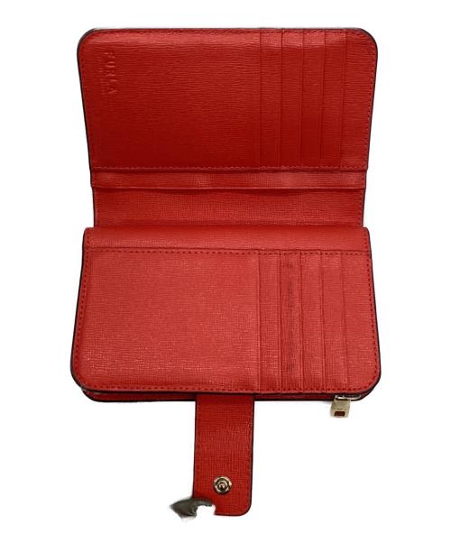 FURLA（フルラ）FURLA (フルラ) 2つ折り財布 レッド サイズ:Mの古着・服飾アイテム