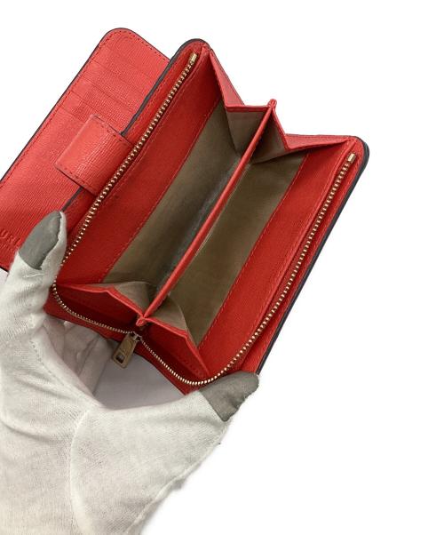 FURLA（フルラ）FURLA (フルラ) 2つ折り財布 レッド サイズ:Mの古着・服飾アイテム
