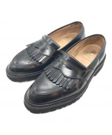 Crockett & Jones（クロケット＆ジョーンズ）の古着「キルトローファー」｜ブラック