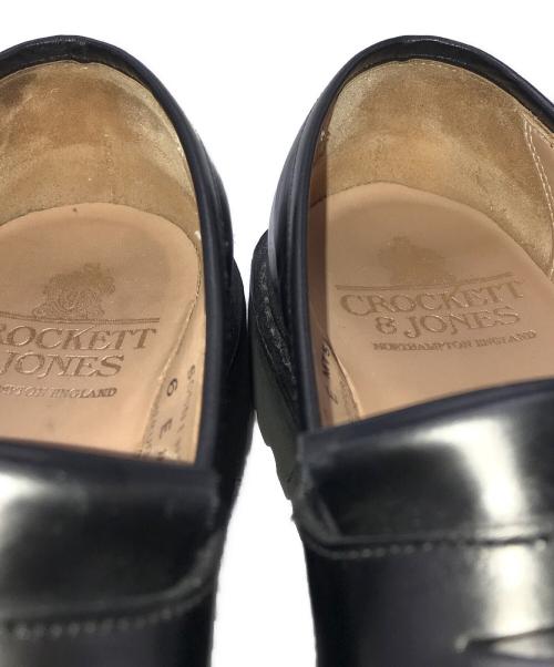 Crockett & Jones（クロケット＆ジョーンズ）Crockett & Jones (クロケット＆ジョーンズ) キルトローファー ブラック サイズ:6Eの古着・服飾アイテム