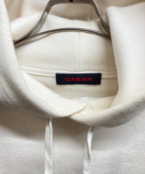 CABAN（キャバン）CABAN (キャバン) コットンカシミヤ プルオーバーパーカ アイボリー サイズ:Lの古着・服飾アイテム