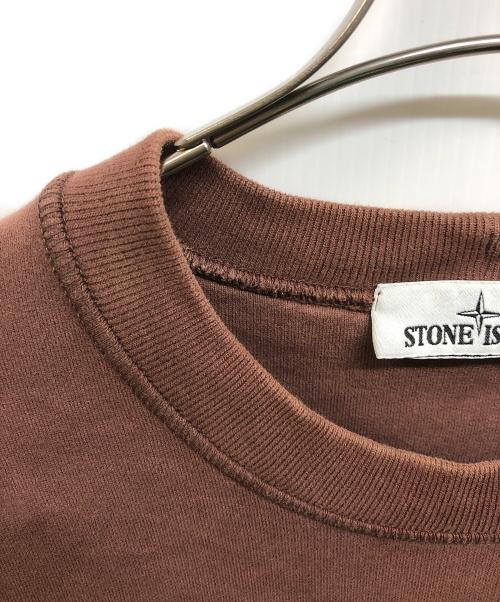 STONE ISLAND（ストーンアイランド）STONE ISLAND (ストーンアイランド) クルーネックスウェット ブラウン サイズ:Mの古着・服飾アイテム