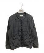 STONE ISLANDストーンアイランド）の古着「NASLAN LIGHT WITH PRIMALOFTR-TC ノーカラーブルゾン」｜ブラック
