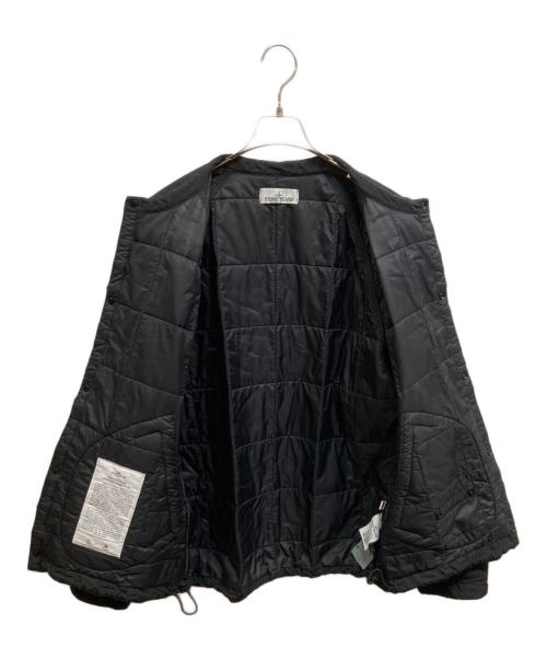 STONE ISLAND（ストーンアイランド）STONE ISLAND (ストーンアイランド) NASLAN LIGHT WITH PRIMALOFTR-TC ノーカラーブルゾン ブラック サイズ:Ｍの古着・服飾アイテム