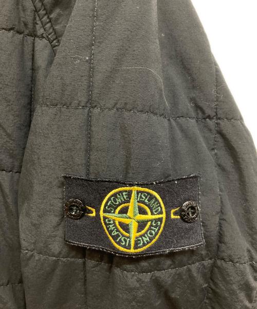 STONE ISLAND（ストーンアイランド）STONE ISLAND (ストーンアイランド) NASLAN LIGHT WITH PRIMALOFTR-TC ノーカラーブルゾン ブラック サイズ:Ｍの古着・服飾アイテム