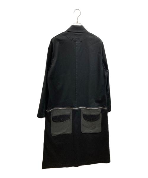 s'yte（サイト）s'yte (サイト) 60/2COTTON GABARDINE STRETCH INSIDE OUT UNTIED SEAM DESIGN WORK DRESS ブラック サイズ:3の古着・服飾アイテム