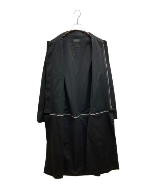 s'yte（サイト）s'yte (サイト) 60/2COTTON GABARDINE STRETCH INSIDE OUT UNTIED SEAM DESIGN WORK DRESS ブラック サイズ:3の古着・服飾アイテム