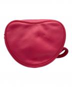 chiiiibagチーバック）の古着「Leather Heart Shoulder」｜ピンク