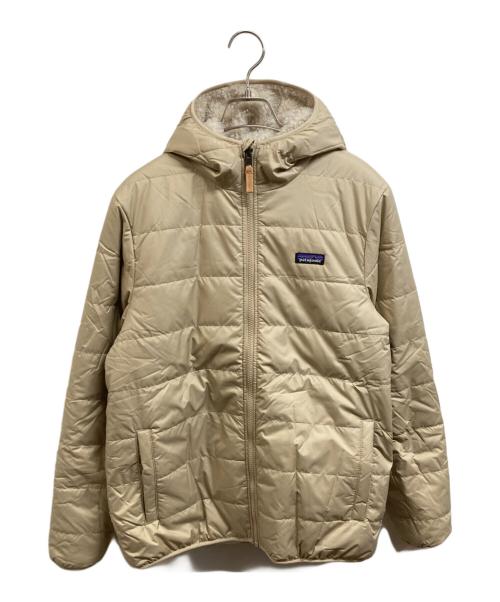 Patagonia（パタゴニア）Patagonia (パタゴニア) キッズ・リバーシブル・レディ・フレディ・フーディ ベージュ サイズ:ーの古着・服飾アイテム