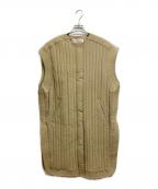 TODAYFULトゥデイフル）の古着「Hoodie Quilting Vest」｜カーキ
