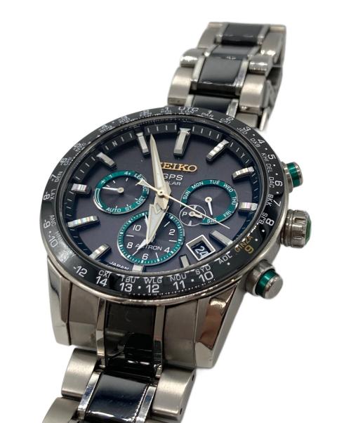 SEIKO（セイコー）SEIKO (セイコー) アストロン シルバーブラックの古着・服飾アイテム