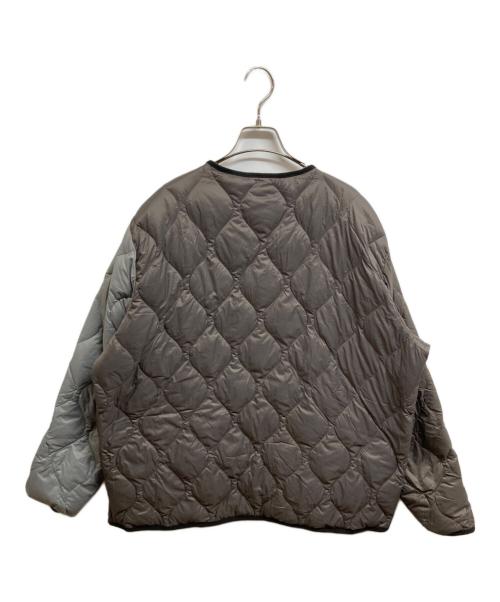 TAION（タイオン）TAION (タイオン) BEAMS Lights (ビームスライト) ジャパンスペシャル リバーシブル ベトジャン ダウンジャケット ブラック×ベージュ サイズ:Ｌの古着・服飾アイテム