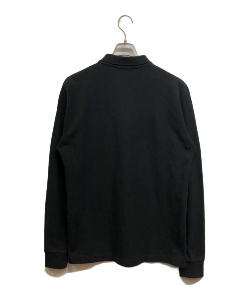 STONE ISLAND（ストーンアイランド）STONE ISLAND (ストーンアイランド) 長袖ポロシャツ ブラック サイズ:Ｌの古着・服飾アイテム