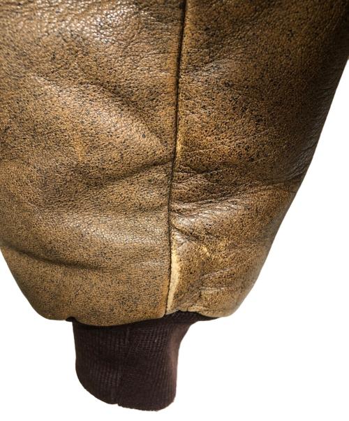 L.L.Bean（エルエルビーン）L.L.Bean (エルエルビーン) A2レザージャケット ブラウン サイズ:42の古着・服飾アイテム