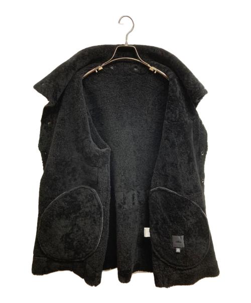 LAD MUSICIAN（ラッドミュージシャン）LAD MUSICIAN (ラッドミュージシャン) 03AWラムムートンレザーハーフコート ブラック サイズ:44の古着・服飾アイテム