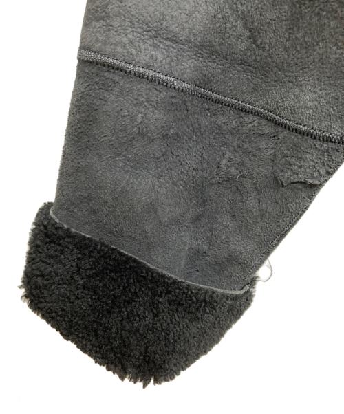 LAD MUSICIAN（ラッドミュージシャン）LAD MUSICIAN (ラッドミュージシャン) 03AWラムムートンレザーハーフコート ブラック サイズ:44の古着・服飾アイテム