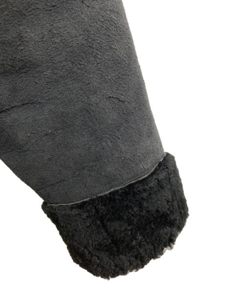 LAD MUSICIAN（ラッドミュージシャン）LAD MUSICIAN (ラッドミュージシャン) 03AWラムムートンレザーハーフコート ブラック サイズ:44の古着・服飾アイテム