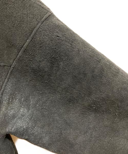 LAD MUSICIAN（ラッドミュージシャン）LAD MUSICIAN (ラッドミュージシャン) 03AWラムムートンレザーハーフコート ブラック サイズ:44の古着・服飾アイテム