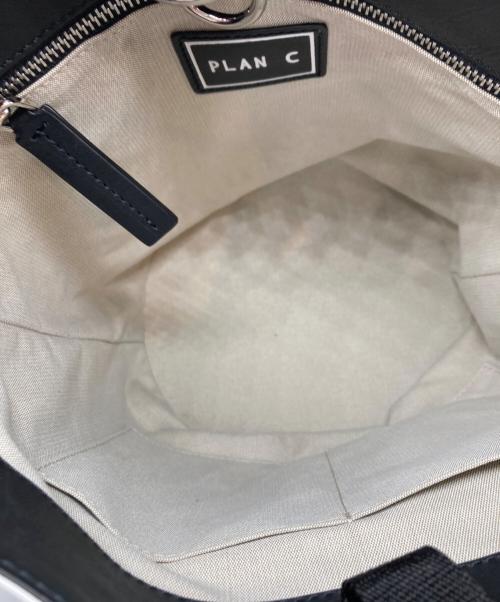 PLAN C（プランシー）PLAN C (プランシー) BUCKET BAG ホワイト×ブルーの古着・服飾アイテム
