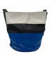 PLAN C (プランシー) BUCKET BAG ホワイト×ブルー：5000円