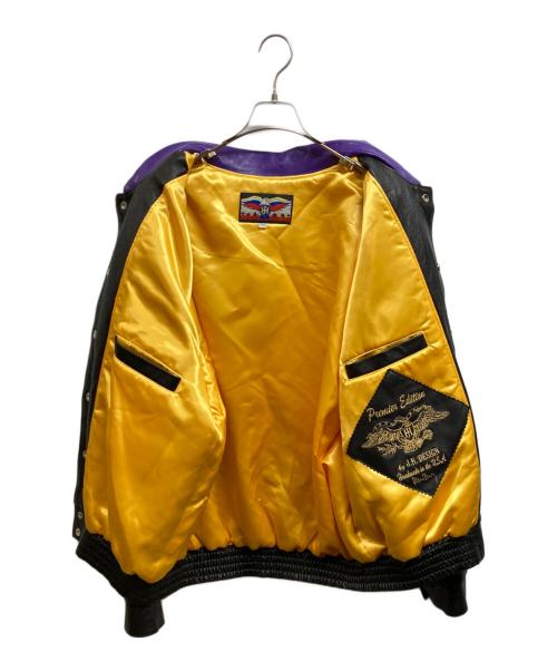 JEFF HAMILTON（ジェフハミルトン）JEFF HAMILTON (ジェフハミルトン) レザージャケット マルチカラー サイズ:XXLの古着・服飾アイテム