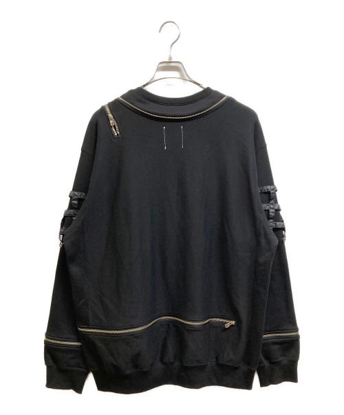 TAKAHIROMIYASHITA TheSoloIst.（タカヒロミヤシタ ザソロイスト）TAKAHIROMIYASHITA TheSoloIst. (タカヒロミヤシタ ザソロイスト) OVERSIZED SPACE SWEATSHIRT ブラック サイズ:Ｍ 未使用品の古着・服飾アイテム