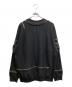 TAKAHIROMIYASHITA TheSoloIst. (タカヒロミヤシタ ザソロイスト) OVERSIZED SPACE SWEATSHIRT ブラック サイズ:Ｍ 未使用品：35000円