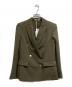 BEIGE（ベイジ）の古着「金釦ダブルジャケット」｜オリーブ