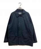 MARGARET HOWELLマーガレットハウエル）の古着「PROOFED COMPACT COTTON POPLIN」｜ネイビー