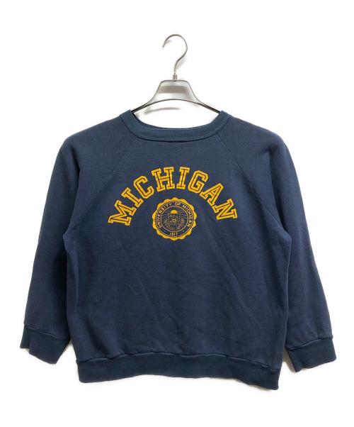 Champion（チャンピオン）Champion (チャンピオン) 80s USA製 MICHIGAN カレッジスウェット ネイビー サイズ:XLの古着・服飾アイテム