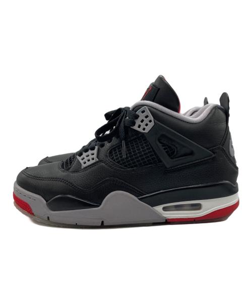 NIKE（ナイキ）NIKE (ナイキ) AIR JORDAN 4 RETRO ハイカットスニーカー ブラック サイズ:27の古着・服飾アイテム