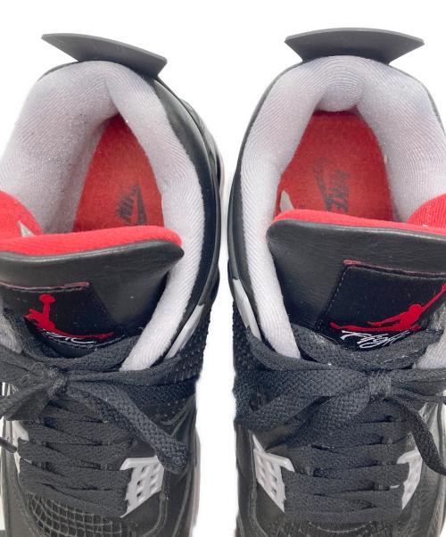 NIKE（ナイキ）NIKE (ナイキ) AIR JORDAN 4 RETRO ハイカットスニーカー ブラック サイズ:27の古着・服飾アイテム