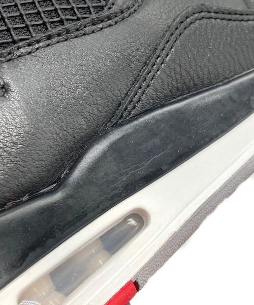 NIKE（ナイキ）NIKE (ナイキ) AIR JORDAN 4 RETRO ハイカットスニーカー ブラック サイズ:27の古着・服飾アイテム