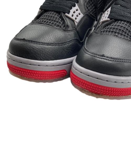 NIKE（ナイキ）NIKE (ナイキ) AIR JORDAN 4 RETRO ハイカットスニーカー ブラック サイズ:27の古着・服飾アイテム