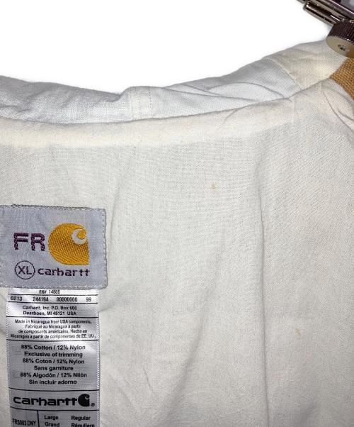 CarHartt（カーハート）CarHartt (カーハート) パッチワークジャケット ベージュ サイズ:XLの古着・服飾アイテム