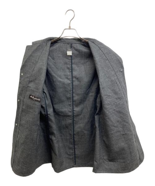 POST O'ALLS（ポストオーバーオールズ）POST O'ALLS (ポストオーバーオールズ) scotch cheviot OK Rider 2 グレー サイズ:Ｍの古着・服飾アイテム