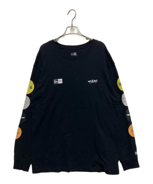 New Era（ニューエラ）New Era (ニューエラ) 岡本太郎 (オカモトタロウ) コラボプリントTシャツ ブラック サイズ:XLの古着・服飾アイテム