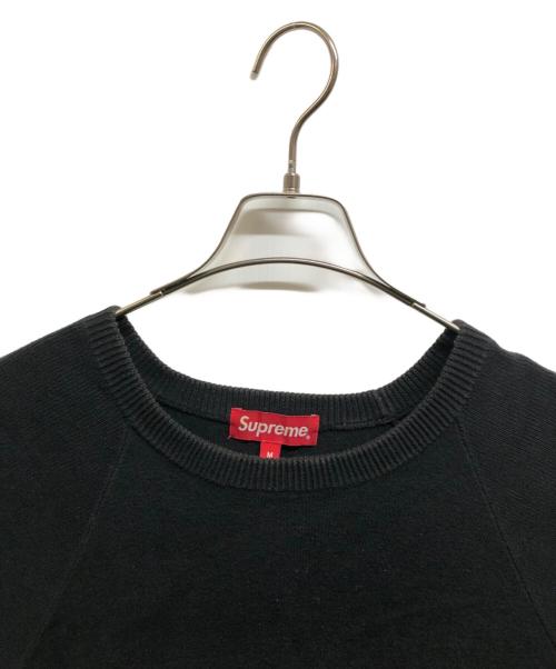 SUPREME（シュプリーム）Supreme (シュプリーム) STRIPED RAGLAN SWEATER グレー サイズ:Mの古着・服飾アイテム