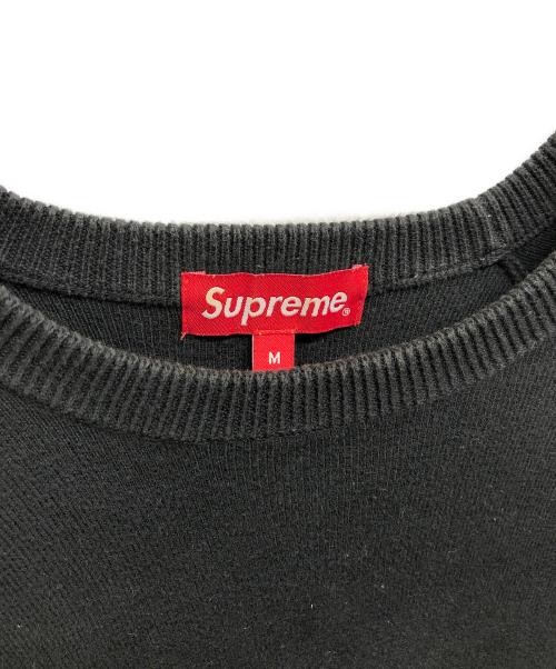 SUPREME（シュプリーム）Supreme (シュプリーム) STRIPED RAGLAN SWEATER グレー サイズ:Mの古着・服飾アイテム