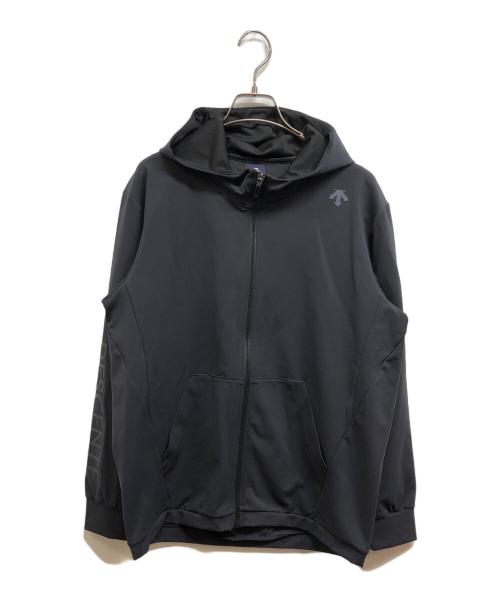 DESCENTE GOLF（デサントゴルフ）DESCENTE GOLF (デサントゴルフ) ストレッチフルジップフーディー ブラック サイズ:M 未使用品の古着・服飾アイテム